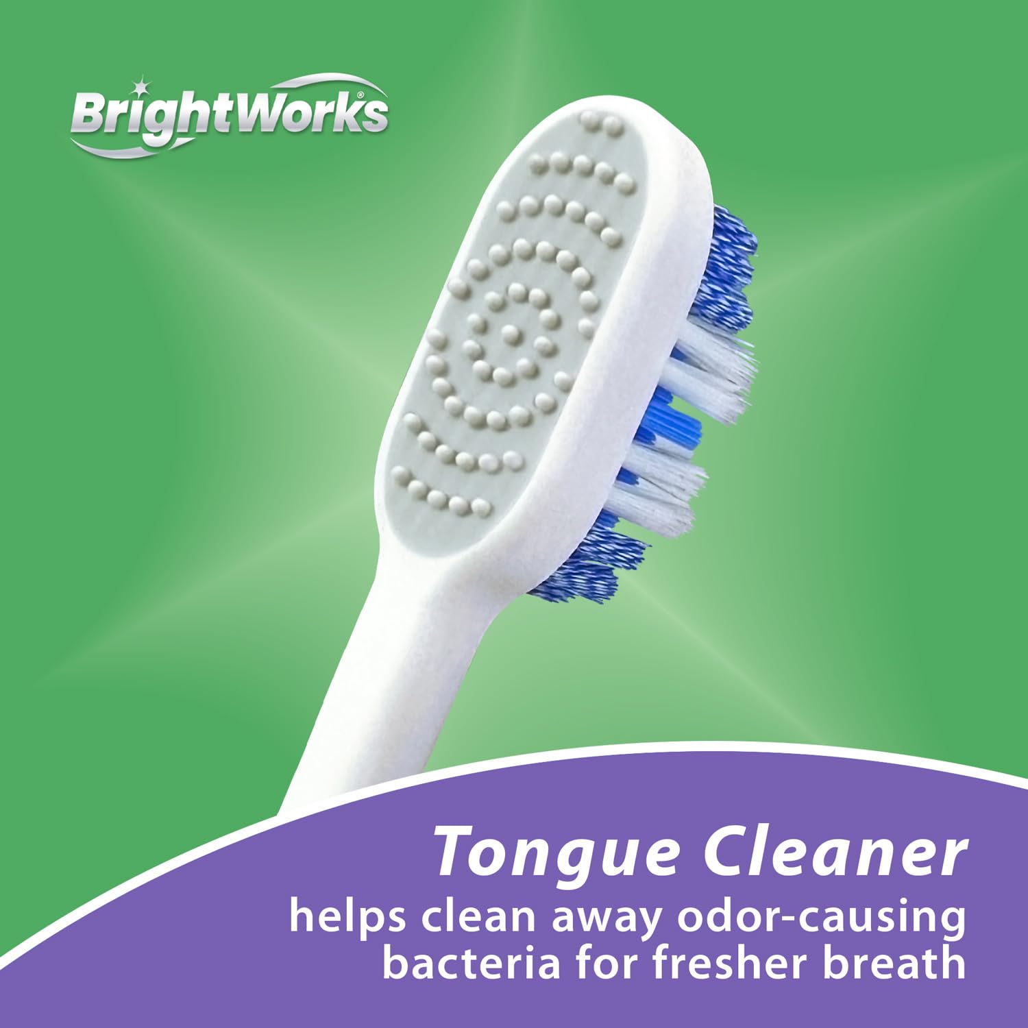 Brightworks ECO Toothbrush – 100% PCR Handle with 2 Brush Heads