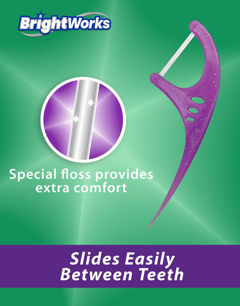 Soft Slide Flossers with Special Easy-Sliding Floss - 90 Count