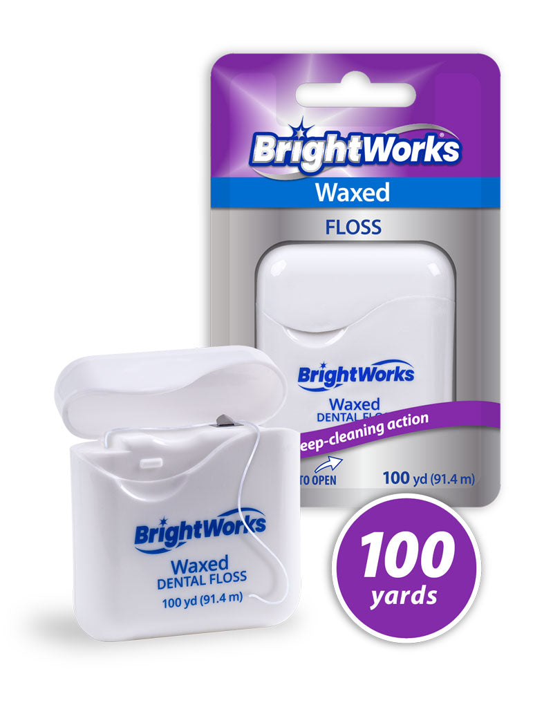 Dental Floss Mint Waxed 100 Yards Shop Brightworks