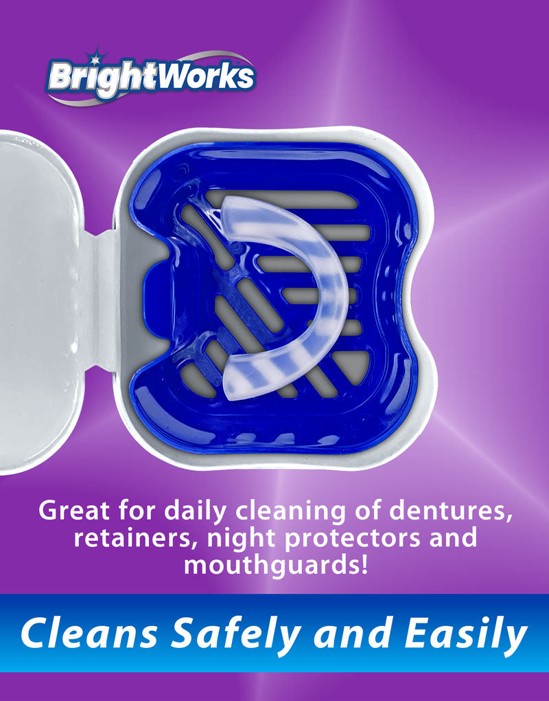 Dental Bath for Nightguards, Dentures, Retainers - 1 Count